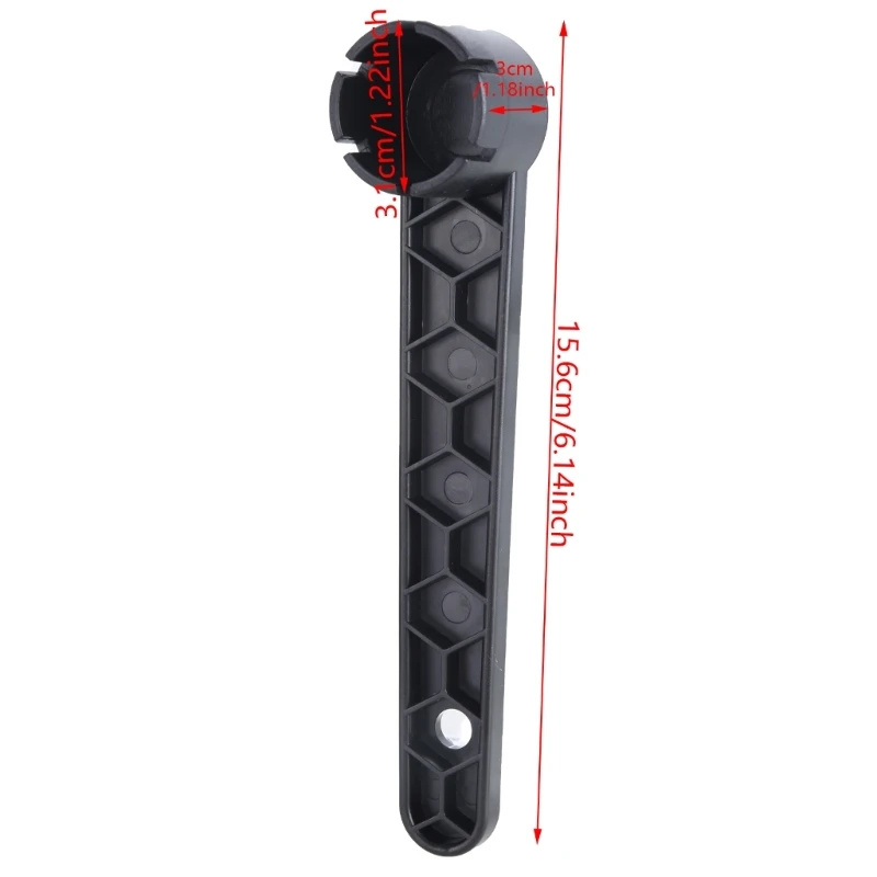 Inflatable Boats Valves Wrench 6/8 Hole Dinghy Inflation Valves Wrench Tool Grooves Spanner for Raft, Kayak, Can