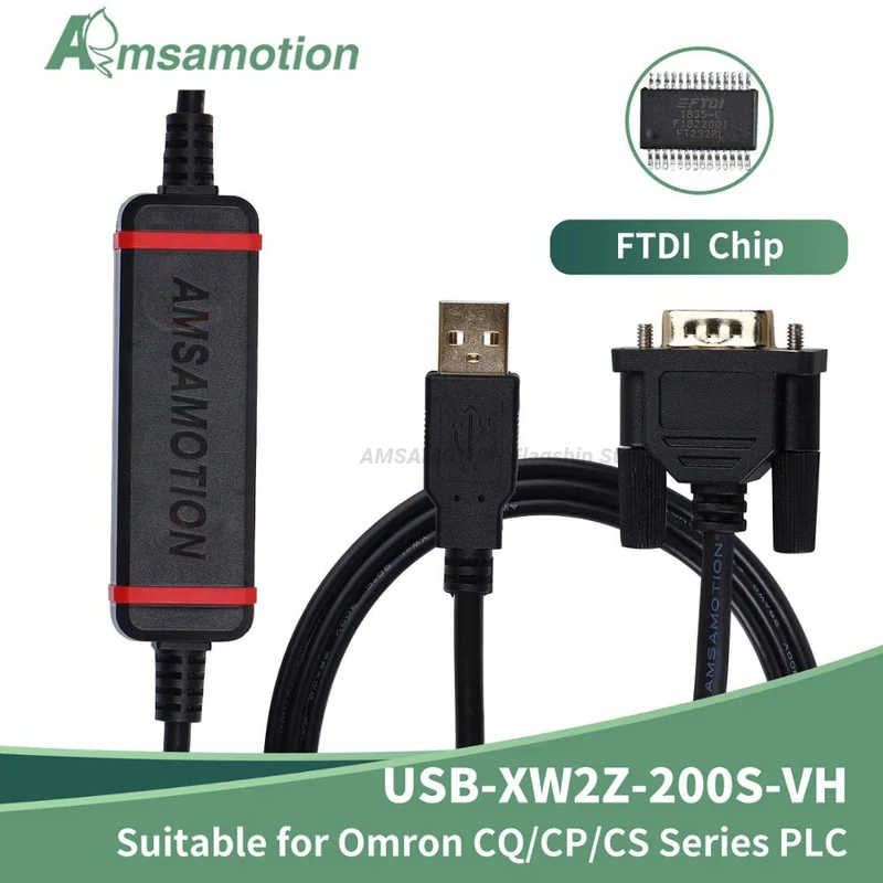 

USB-XW2Z-200S-VH High Speed FTDI Chip Suitable for Omron CQM1H/CPM2C/CS Series PLC Programming Cable
