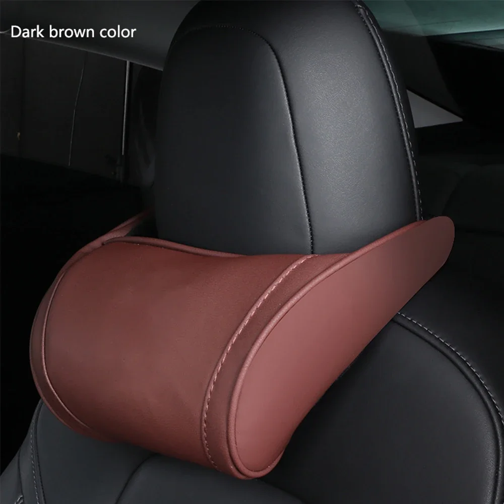 Car Headrest Neck Pillow Automobile Seat Support Accessories For Tesla Model 3 Y X S