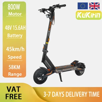 Nuovo Monopattino Elettrico Kukirin T3 2026, Batteria 48V 15.6AH, Motore 800W, Pneumatici da 10 Pollici, Velocità 45KM/H, Autonomia 58KM, E-Scooter Fuoristrada