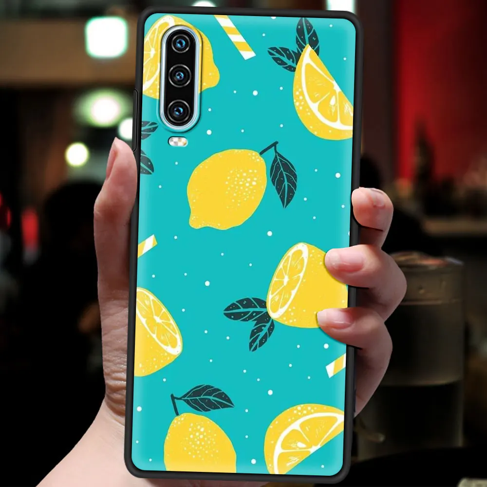 Mediterranean Lemon Soft Phone Case Cover