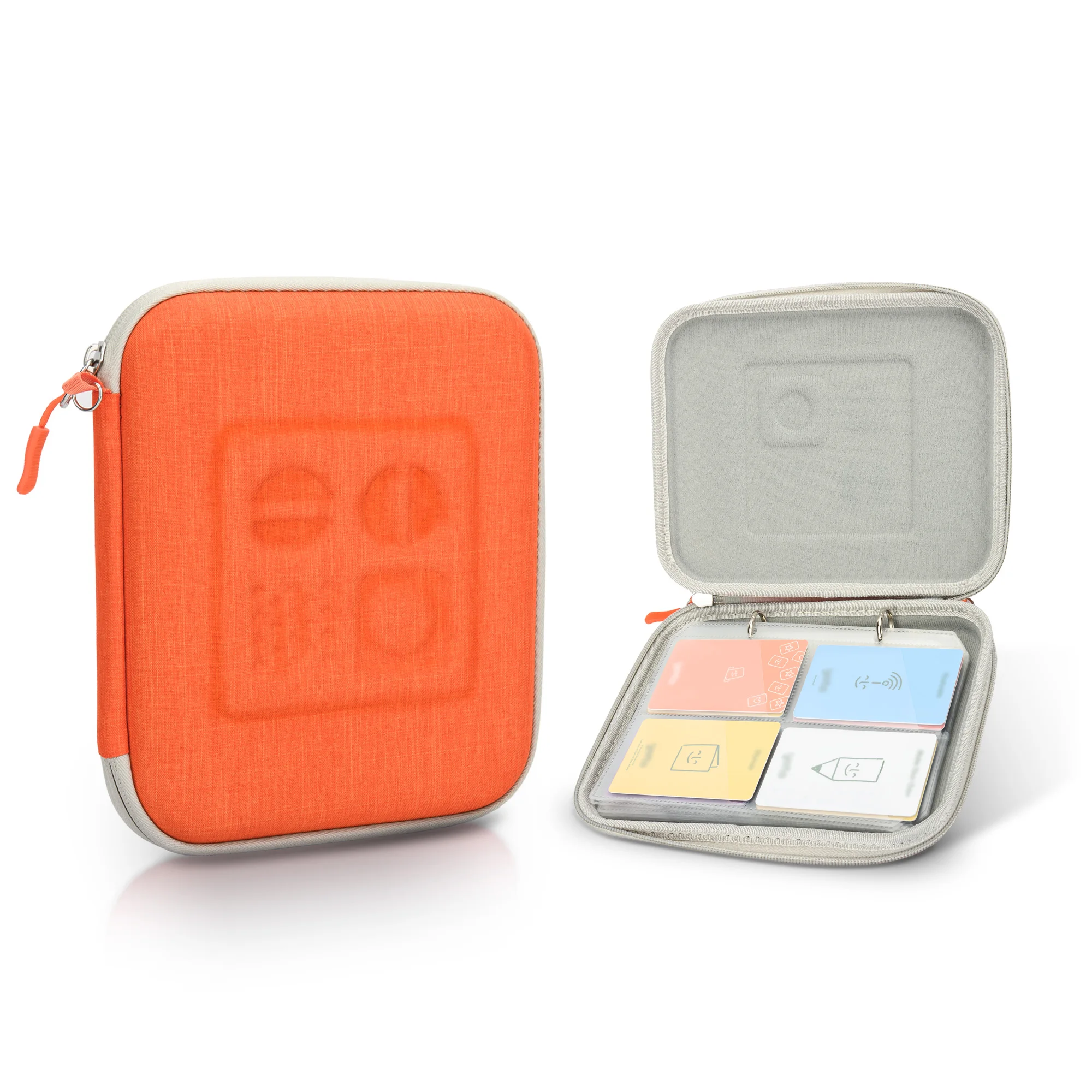 Porte-Cartes Yoto - 80 Poches - Classeur Avec Zip - Rose Sport - 5,8x8,6 Cm