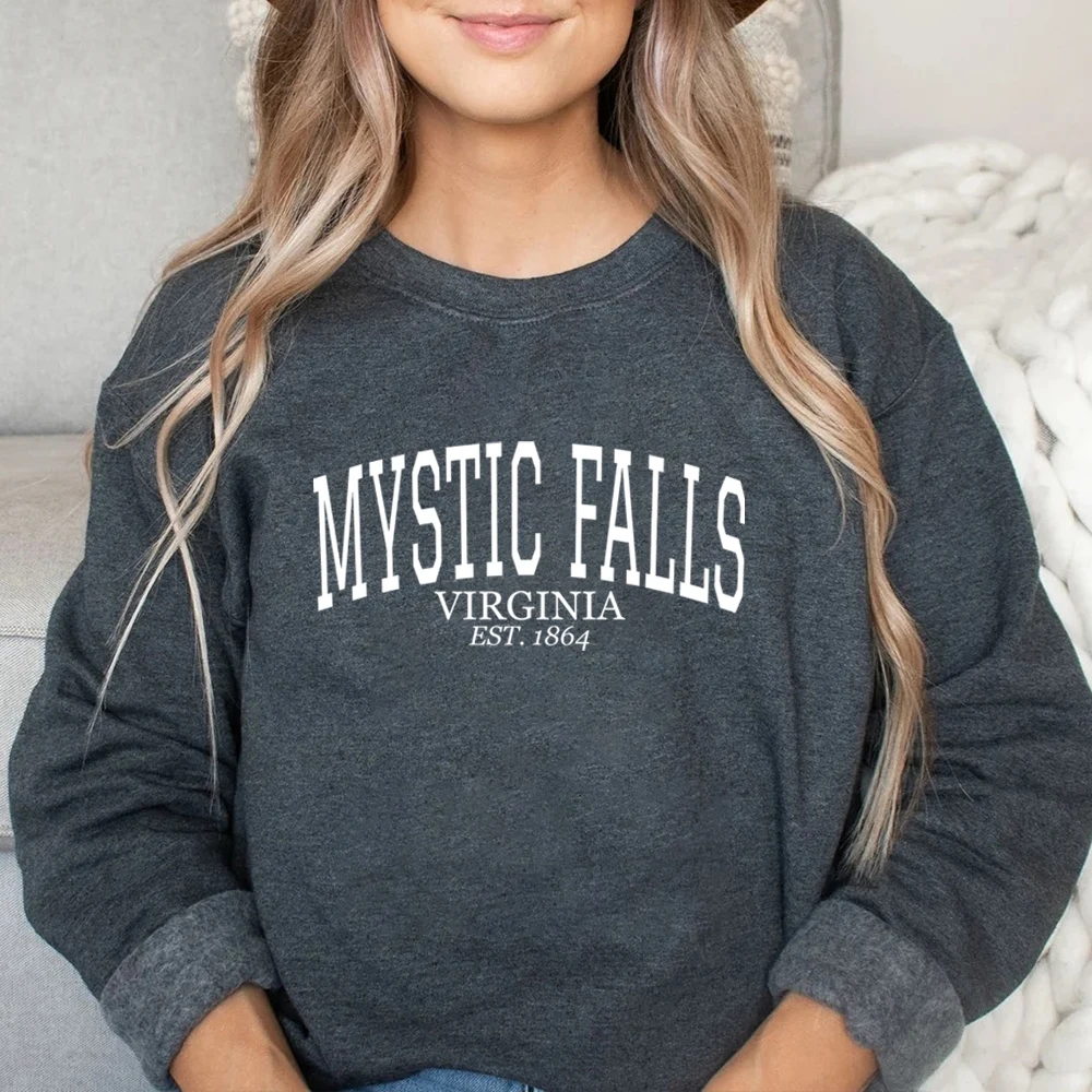 Mystic Falls Virginia Sweatshirt Salvatore hoodie Stefan
