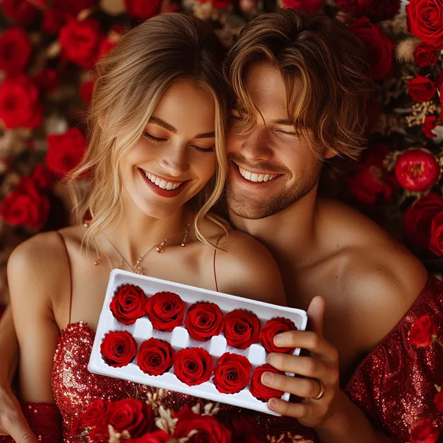 Valentine'S Day Supplies Box Color Natural Looking Preserved Rose Gift Boxes Handmade Roses Ornament Artifical Flowers Decor 2