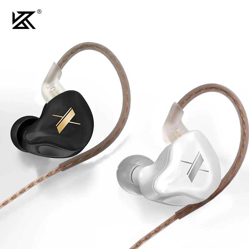 KZ Dynamic Earphones HIFI Bass Earbuds In Ear Monitor Headset