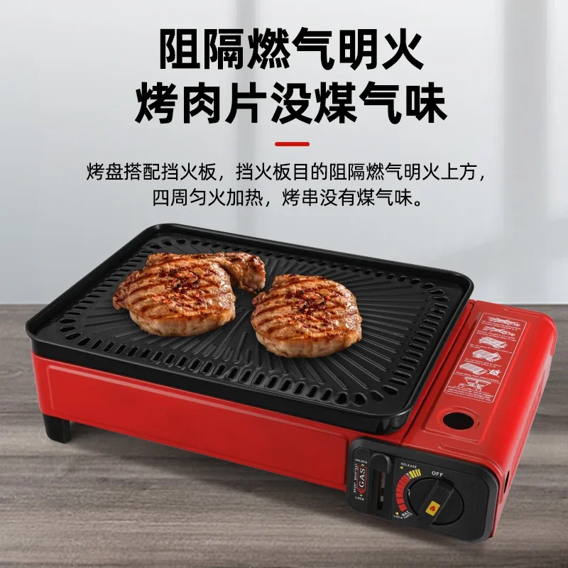 

Portable cassette oven sausage roaster starch sausage roaster commercial online celebrity small gas stove night market stall cri