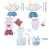 6 Styles Fashion Baby Doll Clothes Fit For 10-12 Inch Bebe Reborn Dolls Handmade Bebe Outfits Accesorios 2