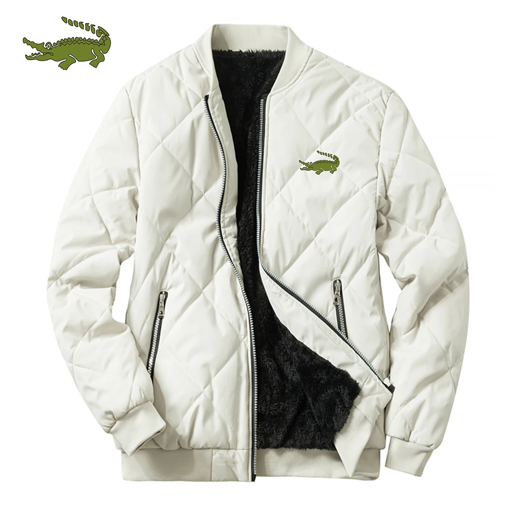 

Зимняя хлопковая одежда Cartelo, мужская повседневная бейсбольная форма, куртка-бомбер большого размера, бархатная утепленная куртка