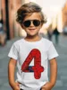 Summer Marvel Spiderman Cotton Children T-shirt 1-9 Years Old Birthday Gift Boy Clothing Fashion Casual T Shirt Baby Kid Tee Top 4