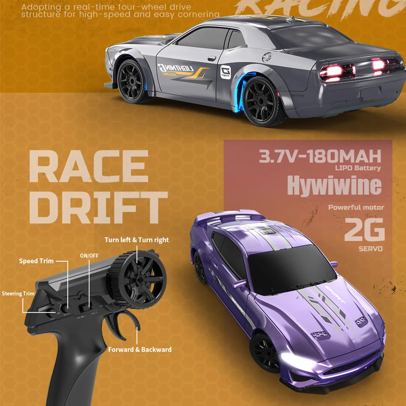 RC Drift Car 4WD Remote Control Racing Toy