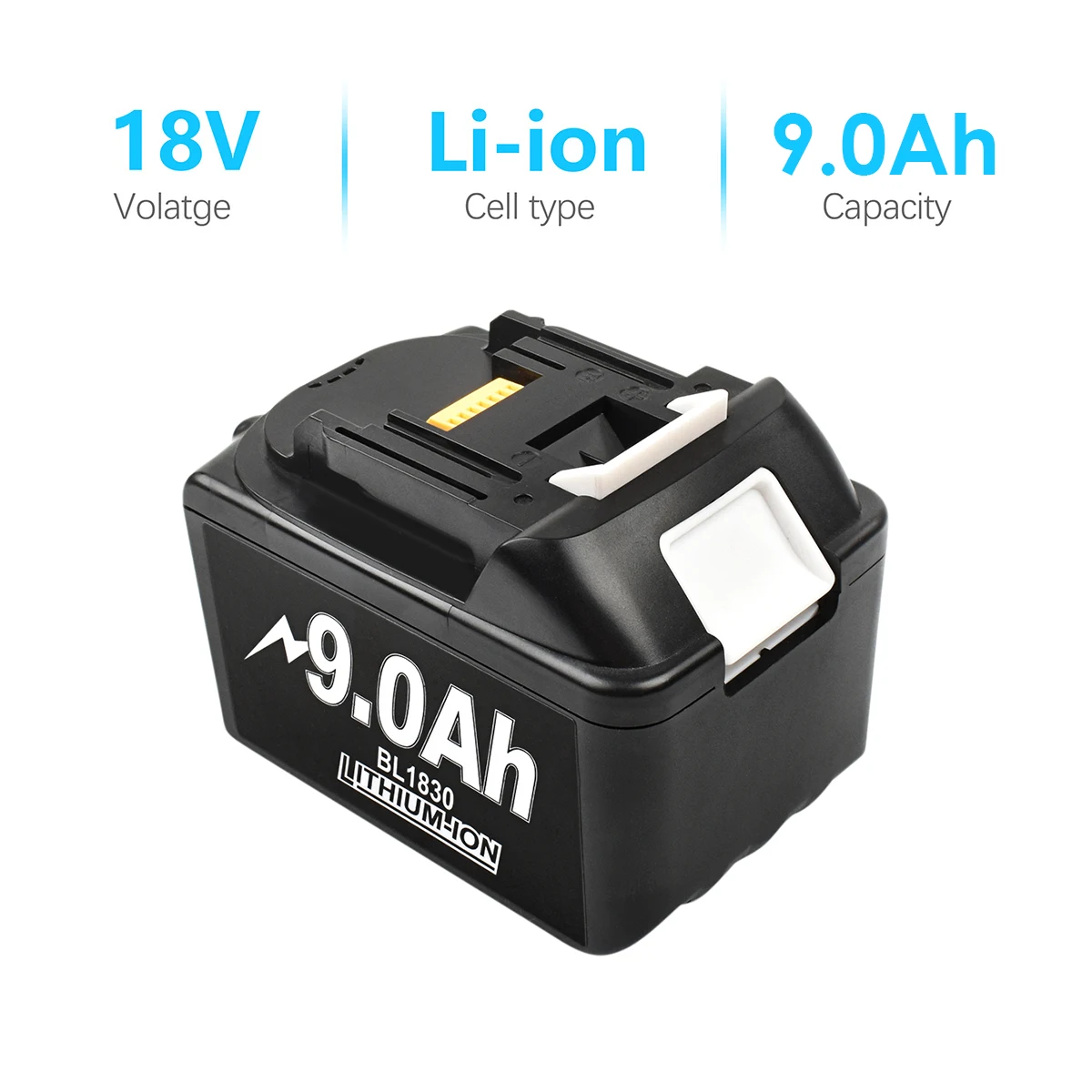 2022 Upgraded 9A/3A/6A for Makita 18V Battery BL1830B BL1850B BL1850 BL1840 BL1860 BL1815  Replacement Lithium Battery