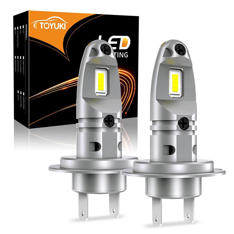 TOYUKI2PcsH7LedHeadlightBulb12000LMFanlessforCarLedLamp11