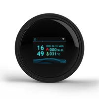 เครื่องตรวจจับก๊าซรั่วไหลแบบ Tuya Wifi พร้อมฟังก์ชันวัดอุณหภูมิ รองรับระบบสมาร์ทโฮม แจ้งเตือนก๊าซธรรมชาติ พร้อมหน้าจอ LCD 2