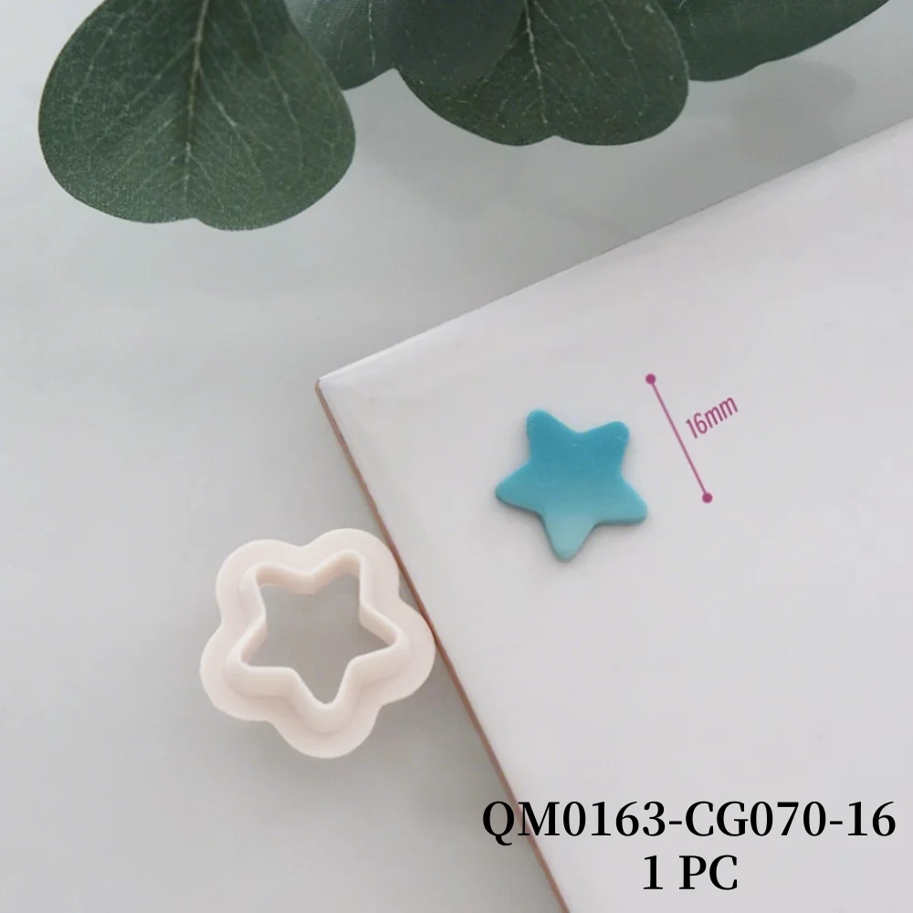 8 Größen Keramik-Schneidform, Ton, Polymer, Keramik, Skulpturenschneider, sternförmig, DIY, geometrisches Schmuckherstellungswerkzeug – Detail 7