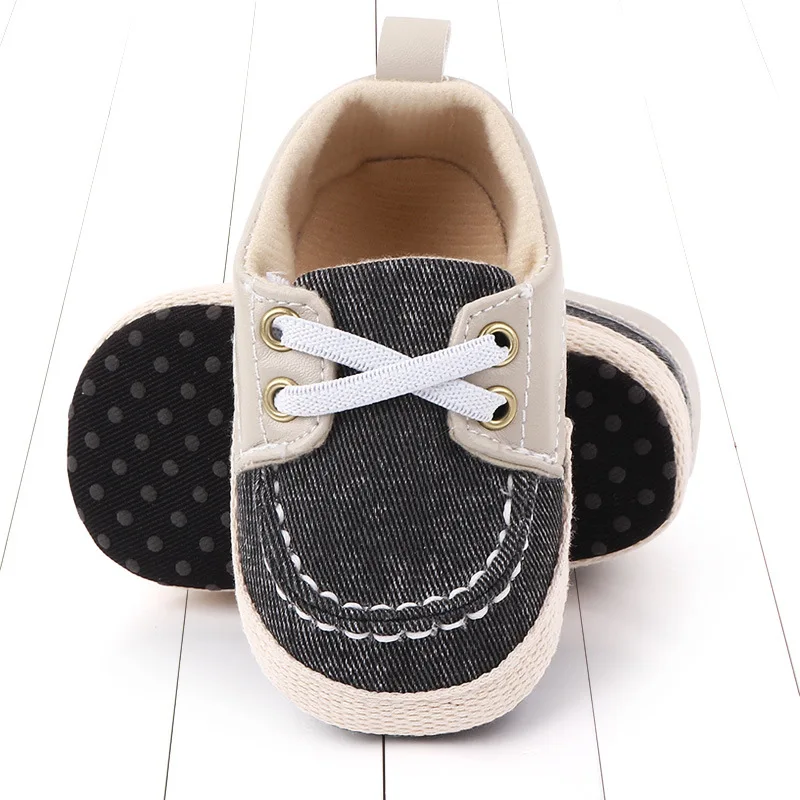 

0-18 Month Toddler Baby Boy Girls Shoes Ankle Sneakers Anti-Slip Sole Infant Newborn Prewalker First Walkers Crib Shoe Moccasins