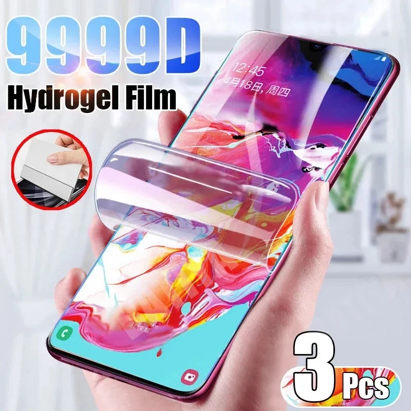 

3PCS Hydrogel Film For Samsung Galaxy M51 M21 M31 M11 M01 A51 A71 A31 A41 A21S Screen Protector For Samsung A02 A32 A52 A72 Film