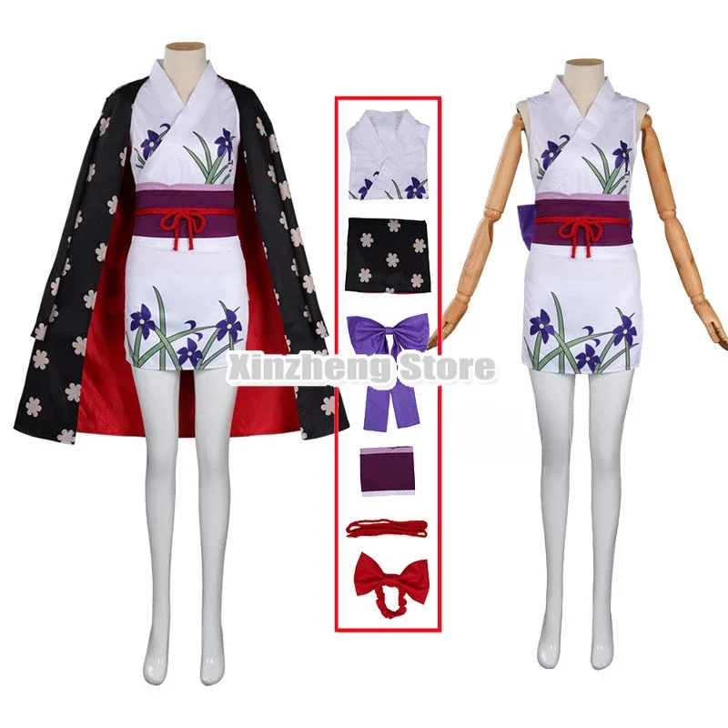 

Anime Cosplay Nico·Robin cosplay Costume Uniform Kinomo Halloween Suit