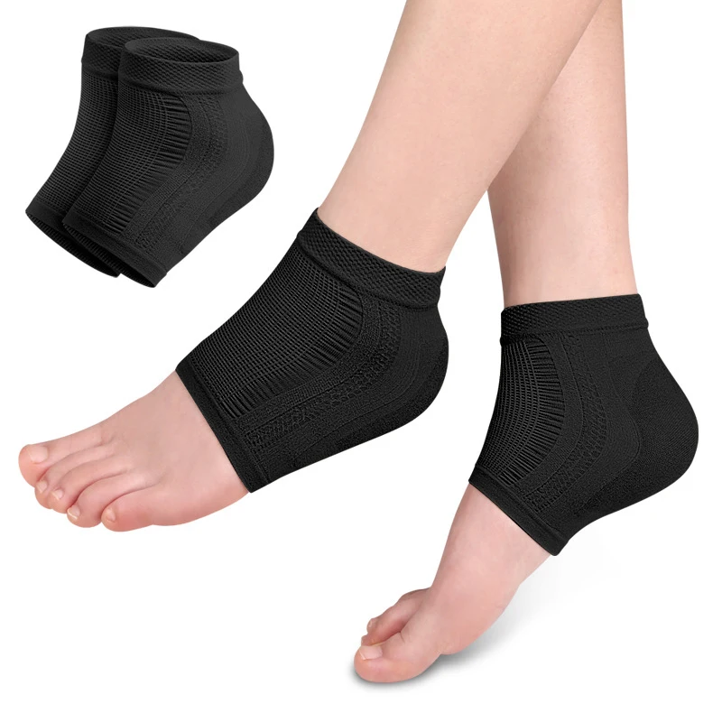 Heel Socks 1Pair Silicone Moisturizing Gel Heel Socks Anti Cracking Liner Soft Elastic Foot Skin Care Foot Protection