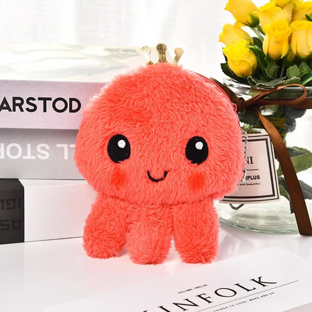 

Octopus Coin Purse Storage Bag Plush Card Purse Storage Bag Women