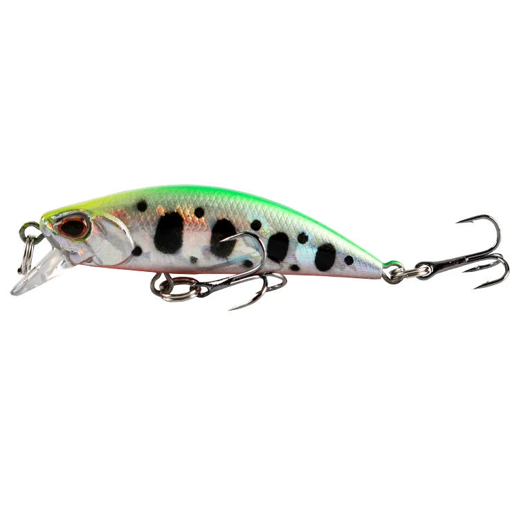 Mini Sinking Minnow Wobblers Fishing Lures 5.5cm 5g Trout Artificial Plastic Hard Bait Jerkbait Crankbait Bass Fishing Tackle