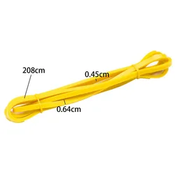 Enhanced Fitness Resistance Band for Home Workouts and Training (Yellow)