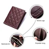 BULLCAPTAIN New Leather Men's Wallet Fashion Creative Pattern Wallet Small Mini Card Holder RFID Wallet Men 0204H 5