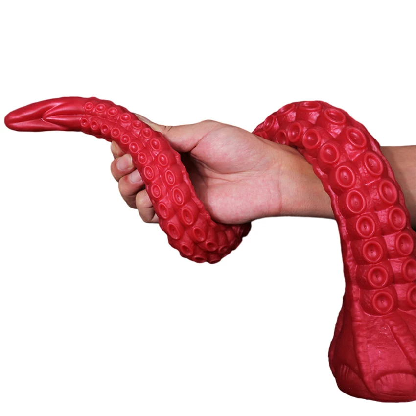 Octopus Tentacle Silicone Anal Dildo For Men And Women_voghion.com