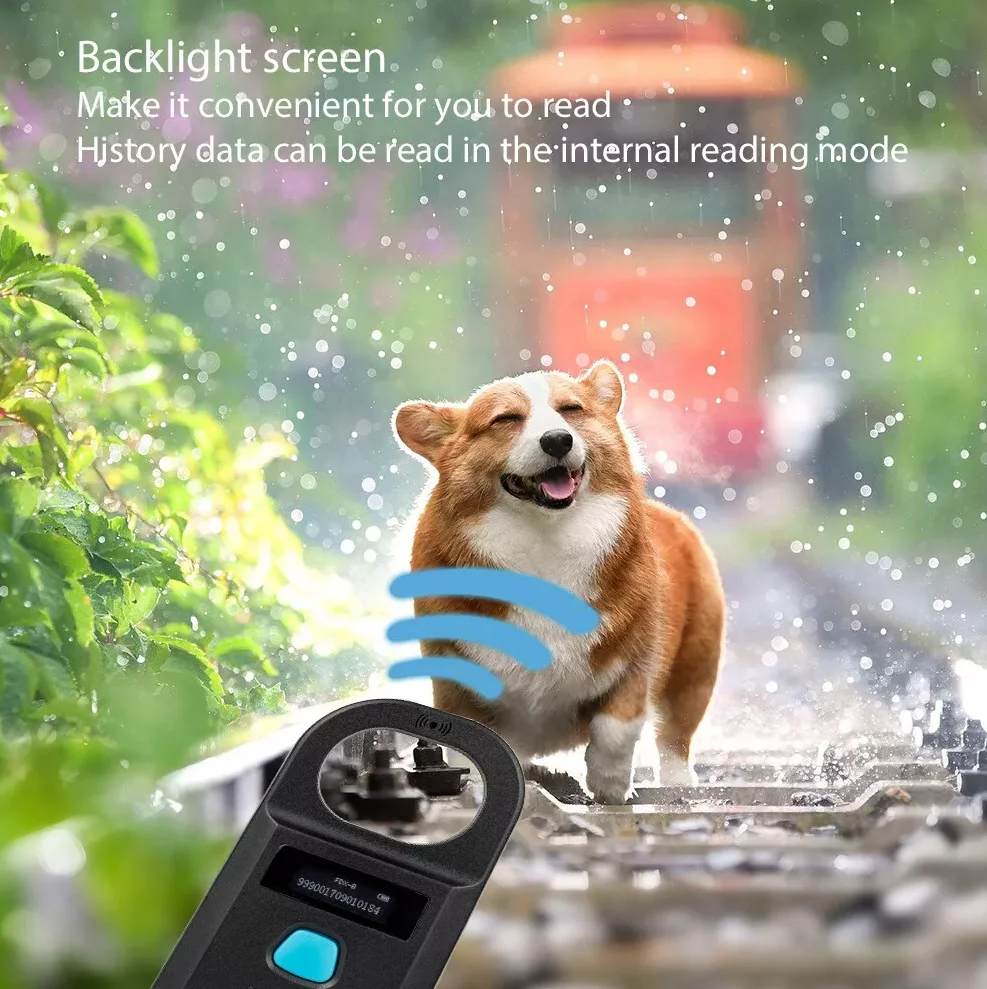 Pet ID 134.2Khz/125Khz Microchip Scanner Universal Animal Chip RFID Reader