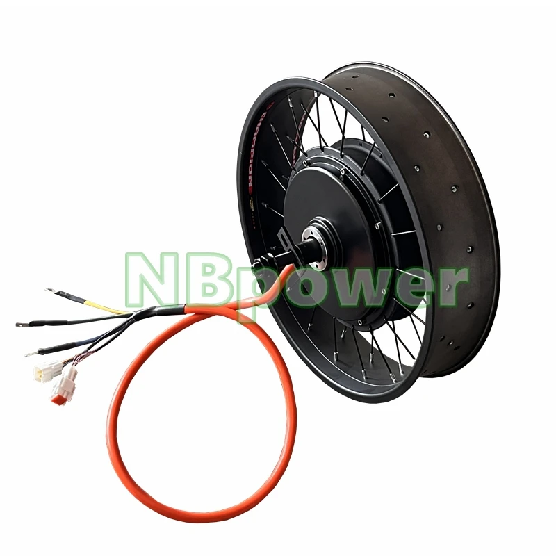 NBpower QS205 170/190mm 72V 5000W 50H V3 Electric Fat Bike 20/24
