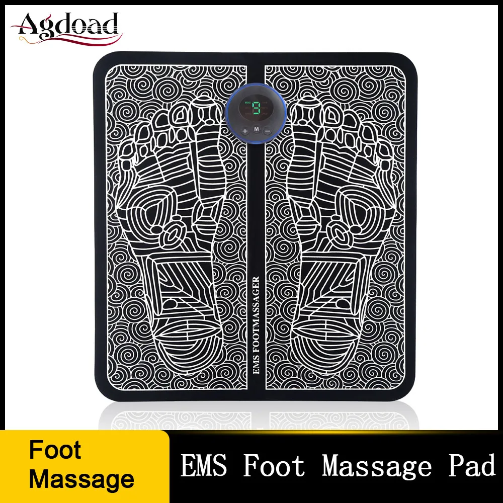 

EMS Foot Massage Mat Electrical Muscle Stimulation Foot Massager EMS Foot Pad 6 Modes 9 Intensity Pain Reduce Foot Care Massage