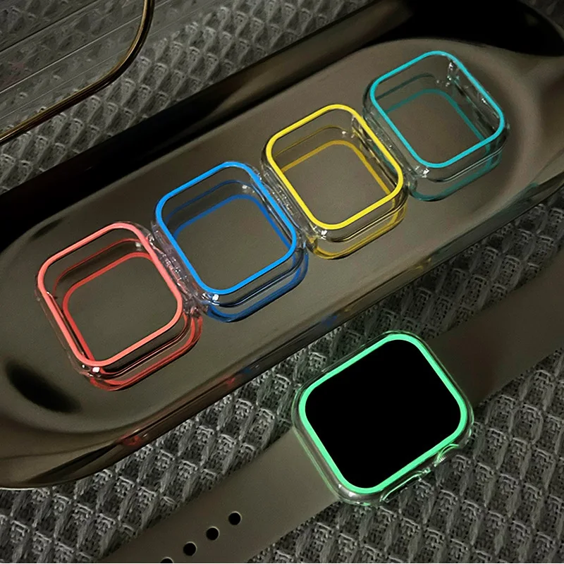Transparent Luminous Hard Shell Watch Cover