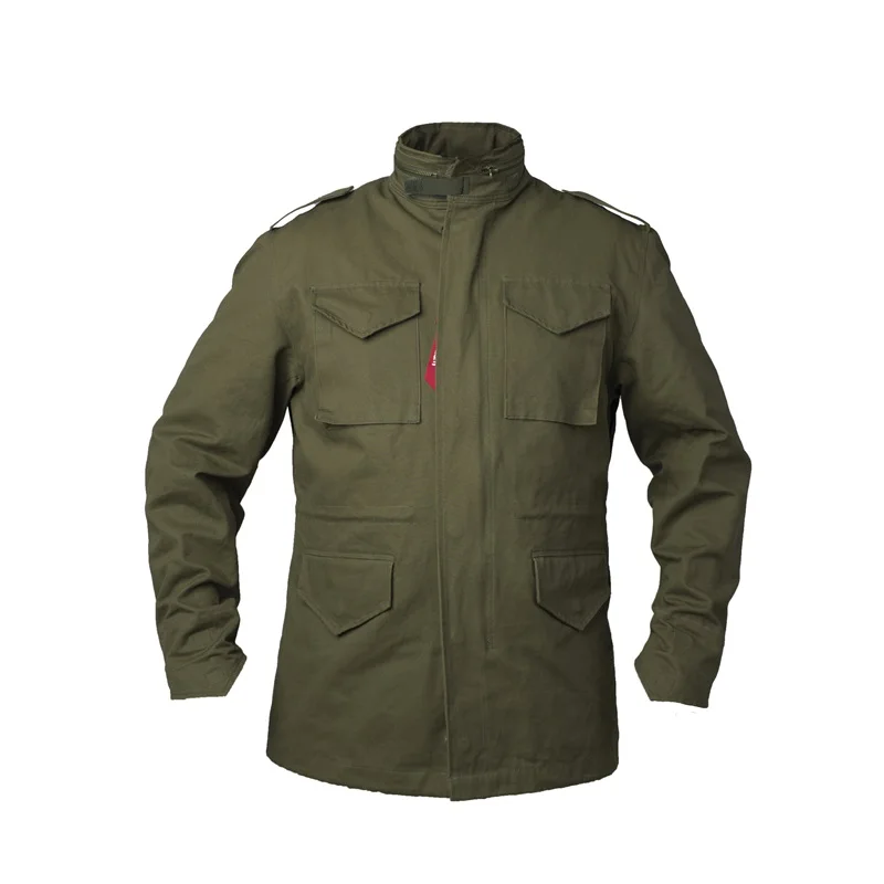 2023 Autunno Oversize Vintage Us Army Air Force Verde Oliva Militare M65 Giacca Da Campo Senza Imbottitura Muslimate-Muslimah