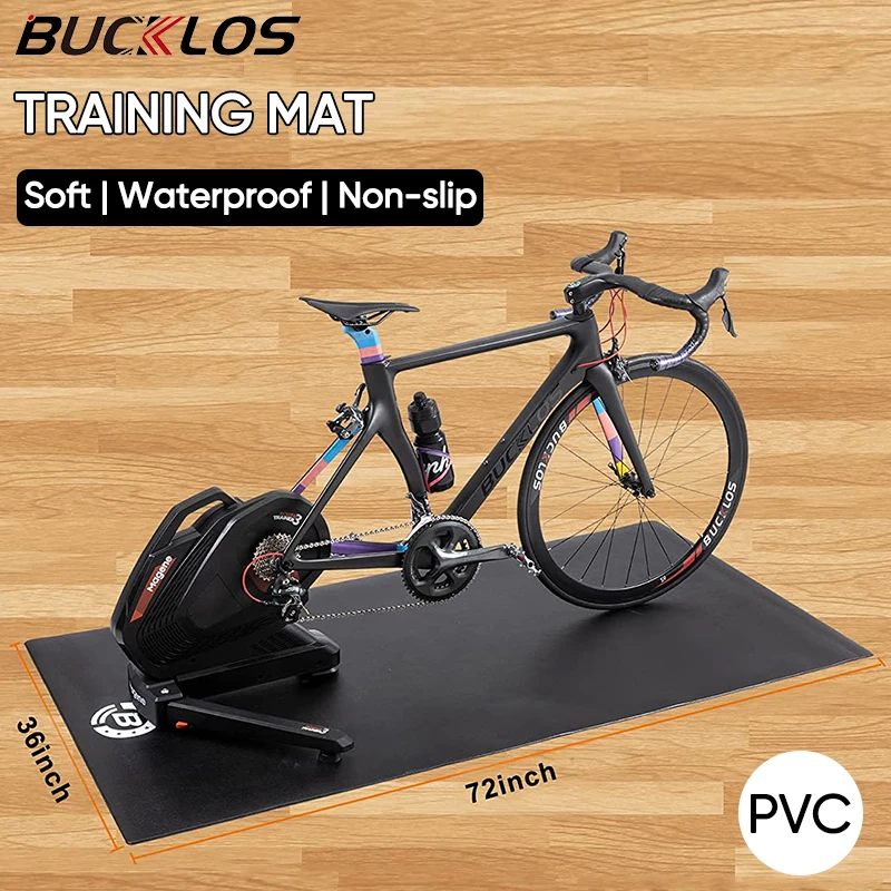 Bucklos Training Mat Bike Trainer Floormat Cycling Indoor Train Mat