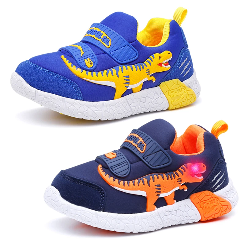 Kids Toddler Baby Boy Girl Sport Running Shoes LED LIGHT UP Sneakers Trainers CN 