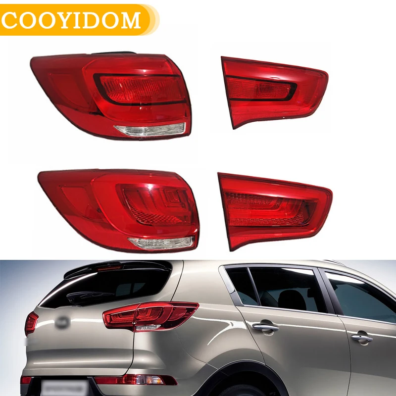 Tail Light For Kia Sportage 2014 2015 2016 2017 Rear Bumper Fog Light