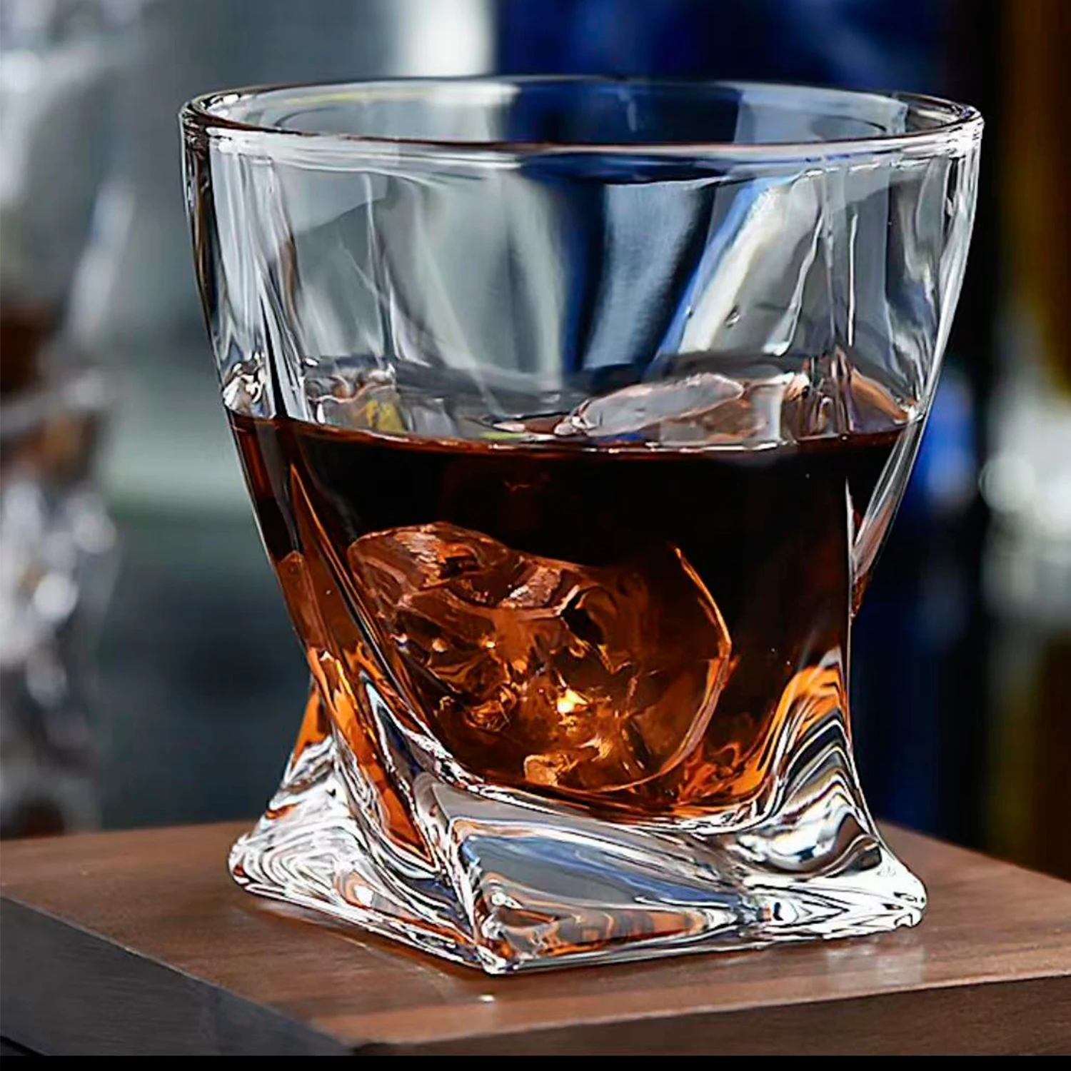 Set 3 Bicchieri Da Whisky In Cristallo - Da 141,7 G, Rotabili, Per Bourbon, Scotch, Cocktail E Altro - Foto 4