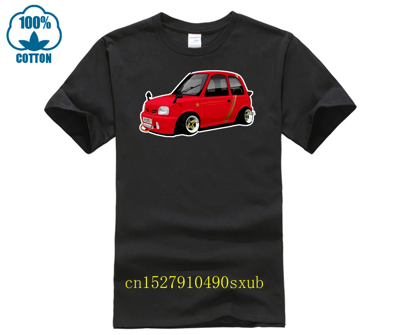Shakotan Nissan Micra K11 Fashion Vintage Tshirt Magliette Micra Nissan K11 Shakotan Bososzoku Nissan