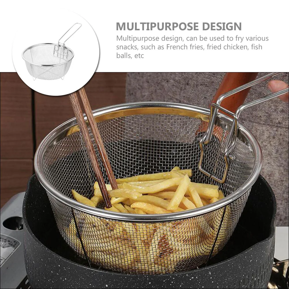 Stainless Steel French Fries Frying Basket, Air Fryer Basket For