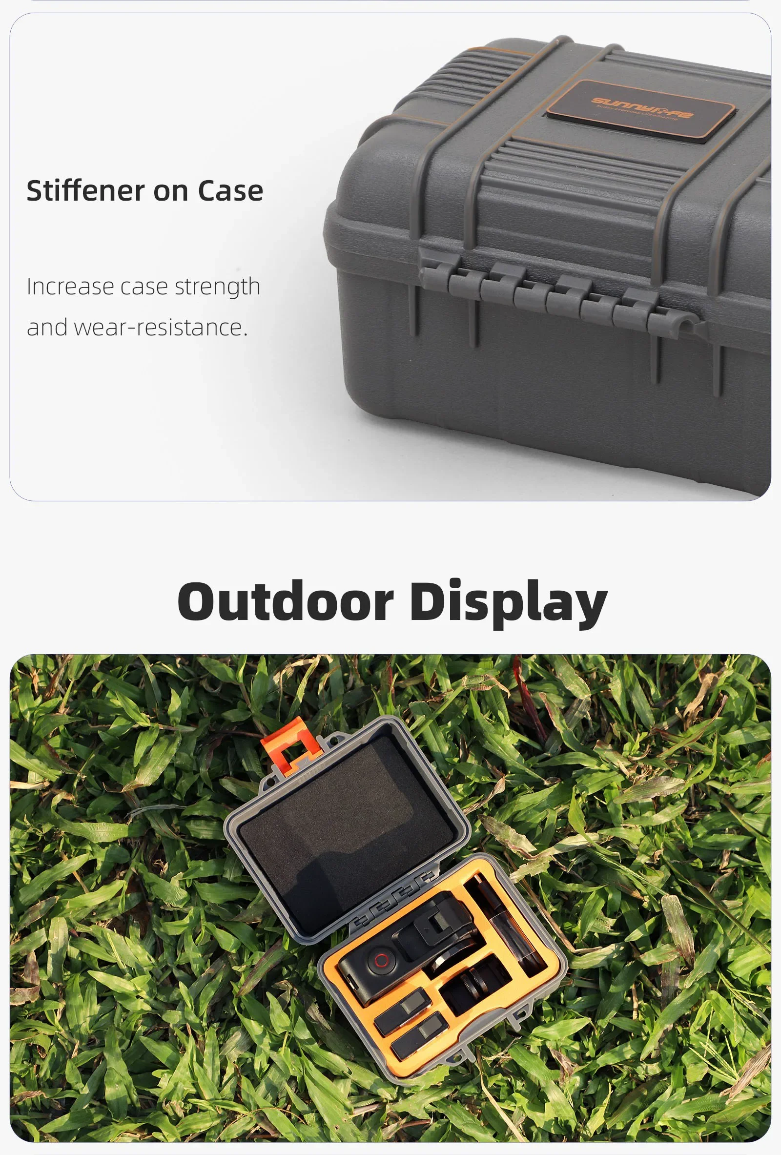 For OSMO ACTION 5Pro/4/3 Storage Box Travel Case Portable Hard Shell Protective Case For DJI Safety Protection Box