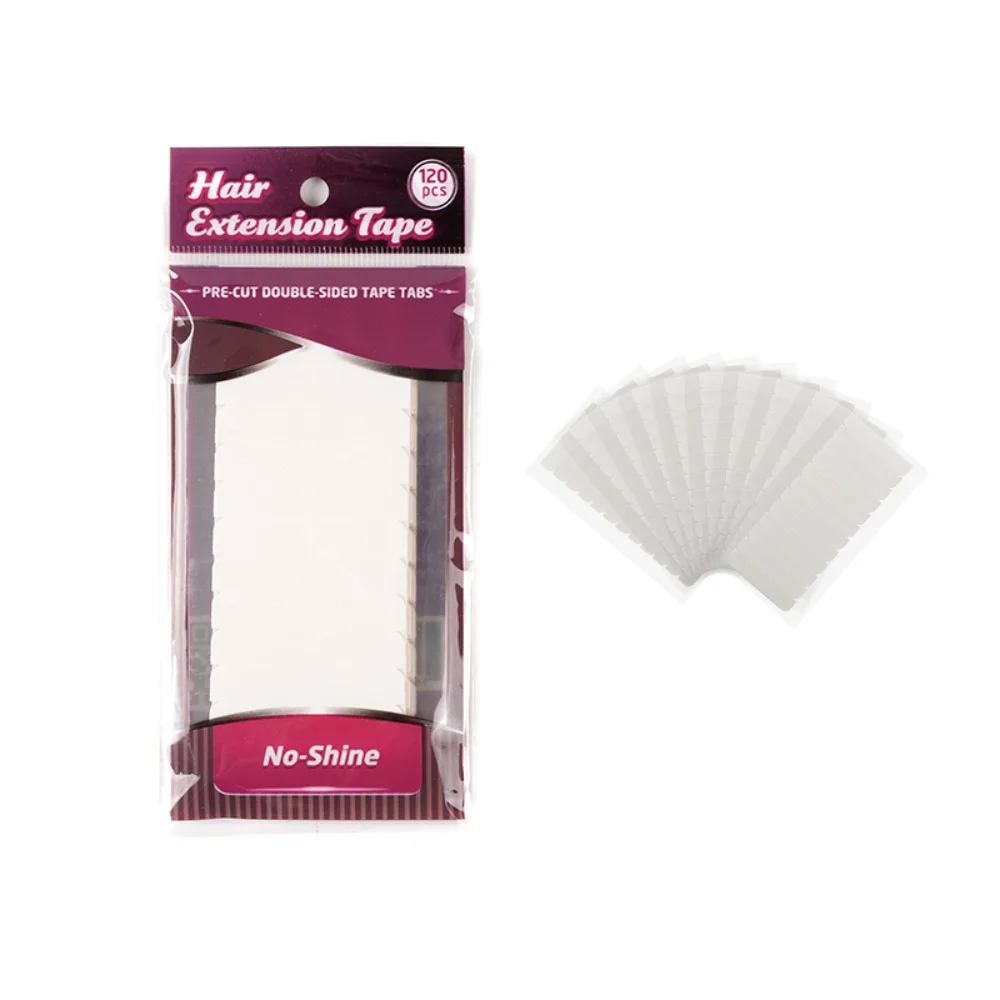 10*12pcs/lot No Shine Hair Extension Tape Waterproof Replacement Tape Tabs For in Hair Extension/Lace Wig