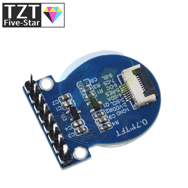 TZT TFT LCDディスプレイモジュール,arduino用,0.71インチ
