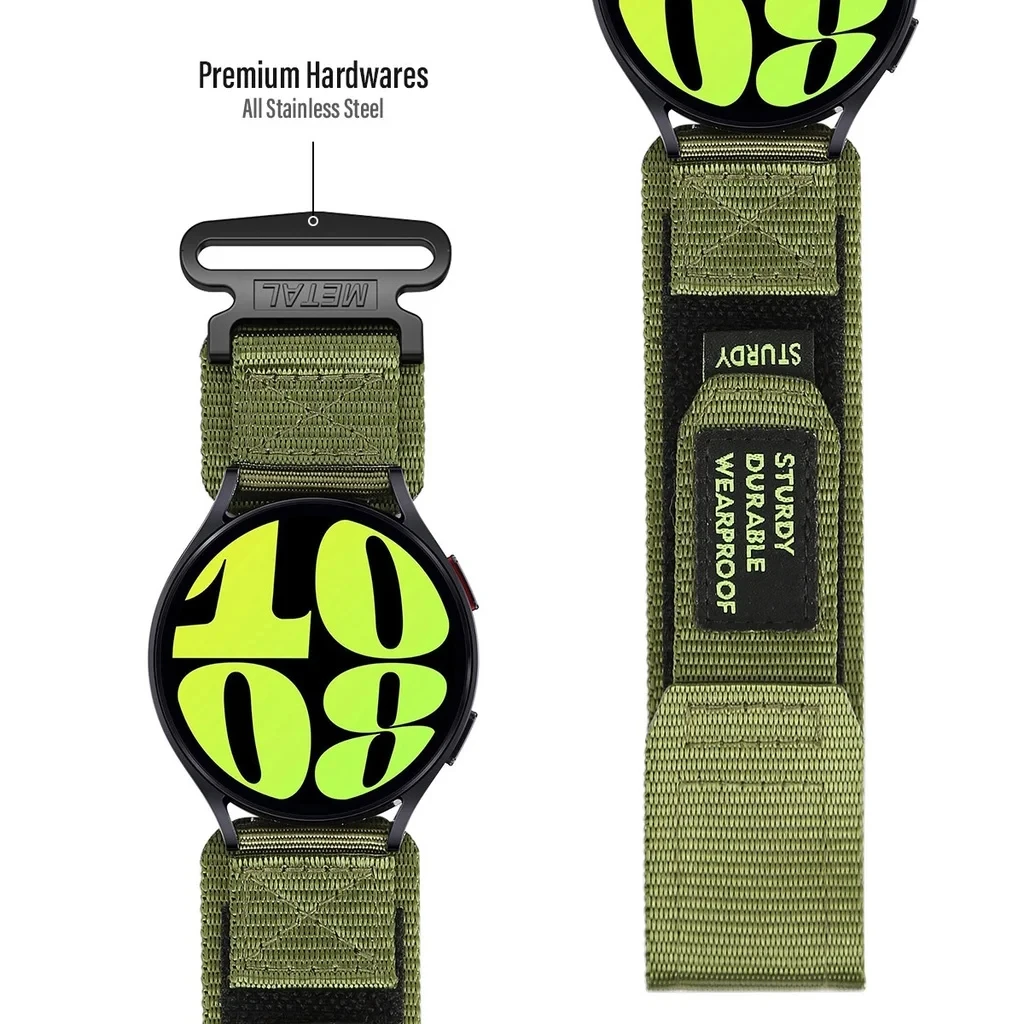Premium Sports Nylon Loop Band for Garmin Watches - Durable and Stylish Strap Bracelet