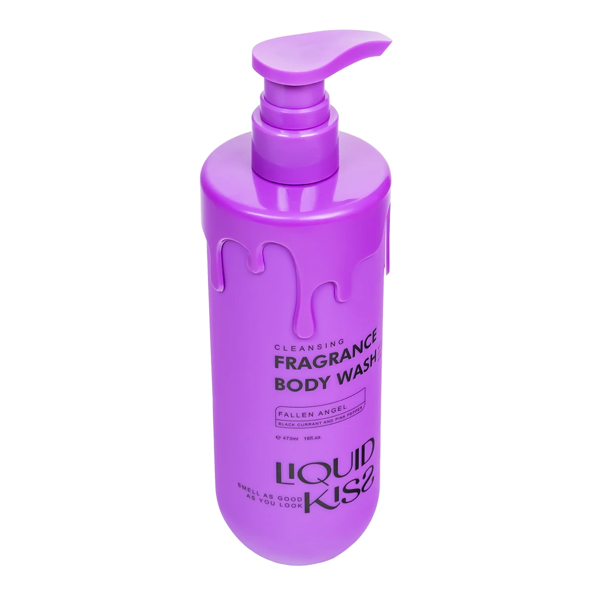 LIQUID KISS Hyaluronic Acid Ultra Hydrating Body Wash Moisturizing Shower for Women Deep Moisture FALLEN ANGEL Fragrance Body Ba