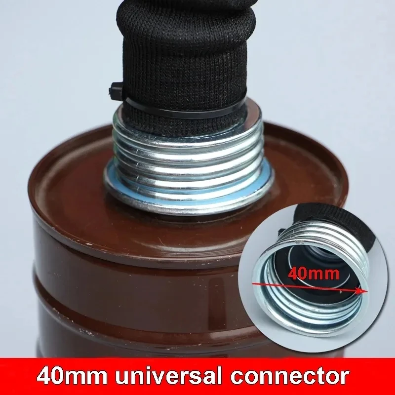 Gas Mask 0.5M 1M 40MM interface snorkel Wear resistant Anti-aging Connecting pipe