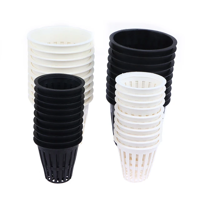 10Pcs 2 Inch 3 Inch Grow Orchids Hydroponics Cups Planting Mesh Pot Soilless Net Basket Slotted Colonization Container 1