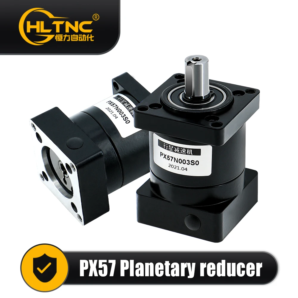 Planetary Reducer PX57 Ratio 4/ 6/ 10/ 16/ 24/ 36/ 64/ 96/ 100/ 216 Max 40N.m Nema23 57 Stepper Motor