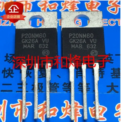 

Free shipping 30PCS P20NM60 STP20NM60 TO-220 600V 20A