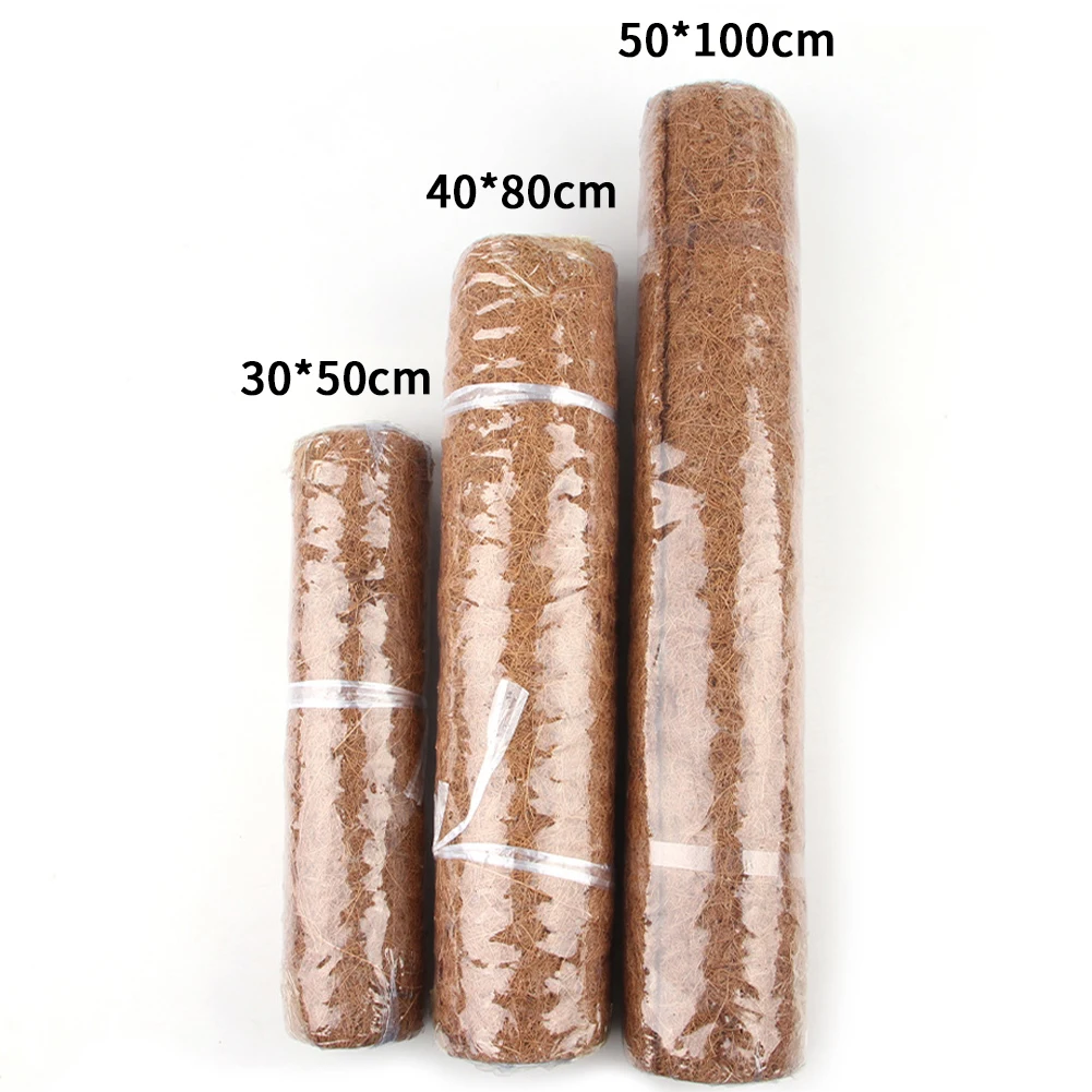 Reptile Carpet Pet Warm Mat Soft Breathable Reptiles Climbing Coconut Palm Carpet Breeding Box Accessory For Tortoise Turtle Lizard