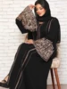 Dubai Turkey Luxury Hijab Abayas Long Sleeve Women Dress Party Prom Evening Gown 2025 Ramadan Caftan Marocain Islamic Clothing