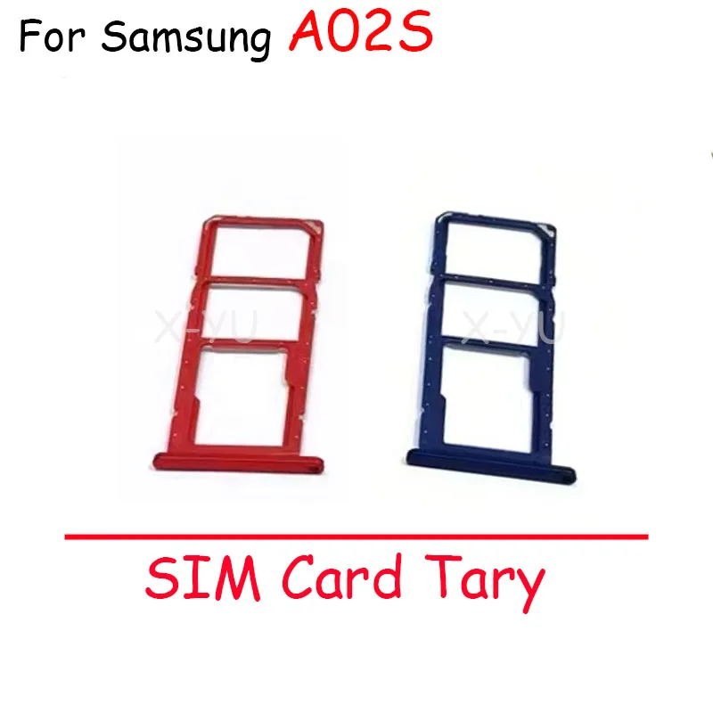 

10PCS For Samsung Galaxy A02 A022 M02 A02S A025 SIM Card Tray Holder Slot Adapter Replacement Repair Parts